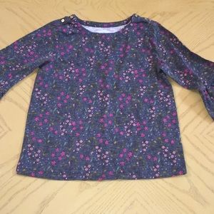 Grey Flowered OshKosh shirt
